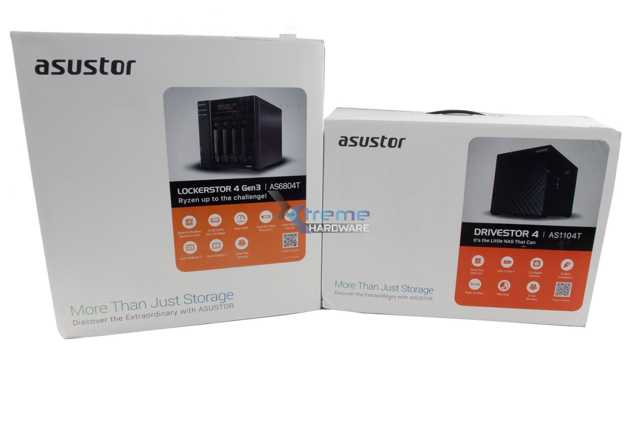 Asustor LOCKERSTOR 4 AS6804T e DRIVESTOR 4 AS1104T edit 16c89