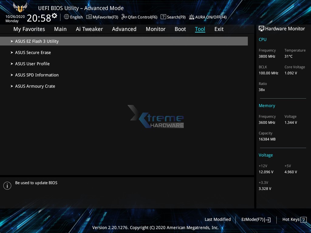 ASUS TUF Gaming Z490 Plus WiFi BIOS 9 cd0de