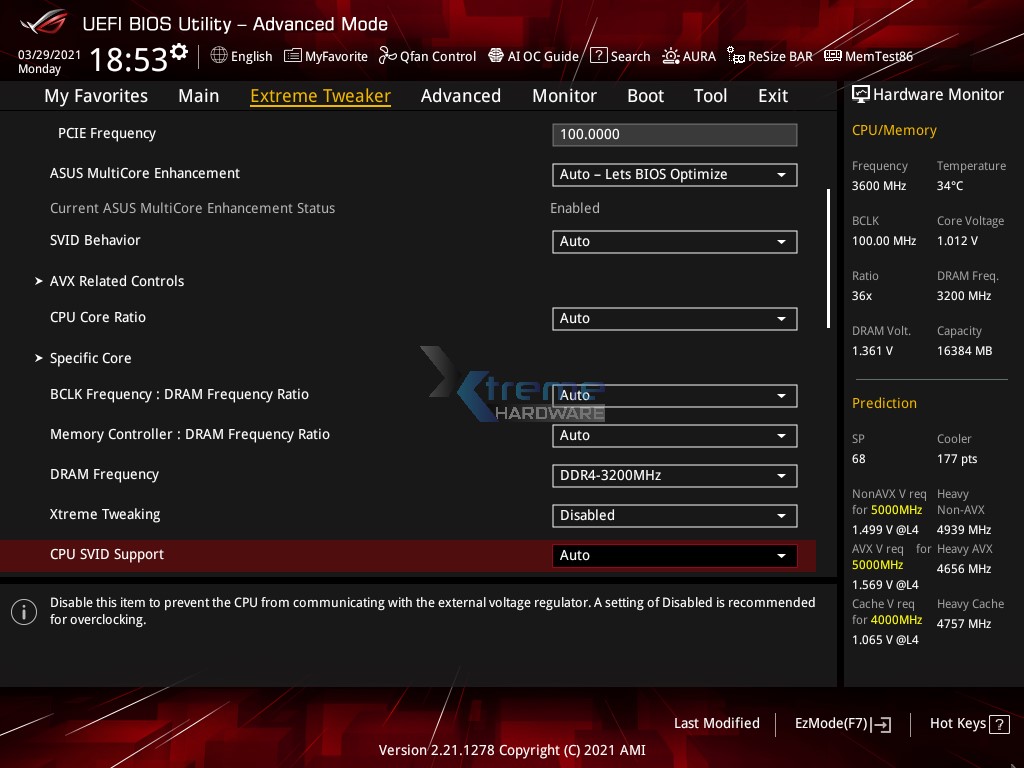 ROG MAXIMUS XIII HERO BIOS 6 bf7dc